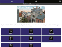 Tablet Screenshot of marbleheadsummerhouse.com